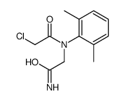 2-(N-(2-chloroacetyl)-2,6-dimethylanilino)acetamide结构式