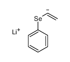 lithium,ethenylselanylbenzene Structure