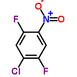 4-氯-2,5-二氟硝基苯结构式