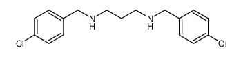 N,N'-bis(4-chlorobenzyl)trimethylenediamine结构式