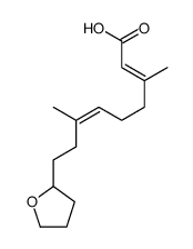 3,7-dimethyl-9-(oxolan-2-yl)nona-2,6-dienoic acid Structure