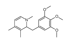 1,3,4-trimethyl-2-[(3,4,5-trimethoxyphenyl)methyl]-2H-pyridine结构式