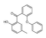 (2-hydroxy-5-methylphenyl)-(2-phenoxyphenyl)methanone结构式
