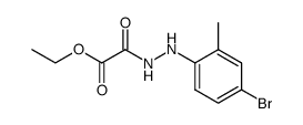 Oxalsaeure-4-brom-o-tolylhydrazid-ethylester Structure