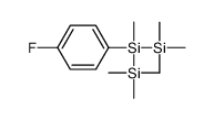 (4-fluorophenyl)-methyl-bis(trimethylsilyl)silane Structure