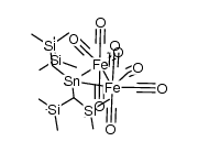 μ-(bis[bis(trimethylsilyl)methyl]stannio)bis(tetracarbonyliron)结构式