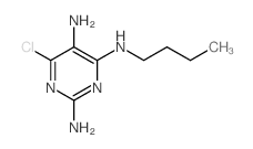 2,4,5-Pyrimidinetriamine,N4-butyl-6-chloro- structure