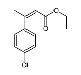 ethyl 3-(4-chlorophenyl)but-2-enoate Structure