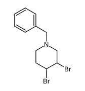 1-benzyl-3,4-dibromo-piperidine Structure