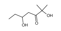 2,5-dihydroxy-2-methylheptan-3-one Structure