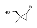 (trans-2-bromo-1-methylcyclopropyl)methanol结构式