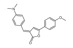 3-(4-dimethylamino-benzylidene)-5-(4-methoxy-phenyl)-3H-furan-2-one Structure