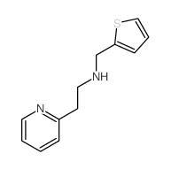 2-Pyridineethanamine,N-(2-thienylmethyl)-结构式