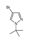 4-溴- 1 -叔丁基-1H -吡唑结构式