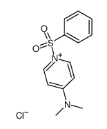 4-(dimethylamino)-1-(phenylsulfonyl)pyridin-1-ium chloride Structure