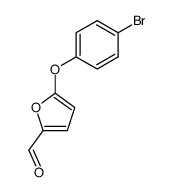 5-(4-bromophenoxy)furan-2-carbaldehyde结构式