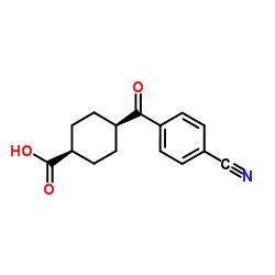 cis-4-(4-Cyanobenzoyl)cyclohexanecarboxylic acid picture