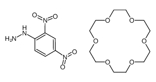 [18]Krone-6-(2,4-Dinitrophenylhydrazin)-1:2-Komplex结构式