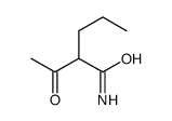 Pentanamide, 2-acetyl- (9CI) structure