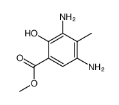 Benzoic acid, 3,5-diamino-2-hydroxy-4-methyl-, methyl ester (9CI) structure