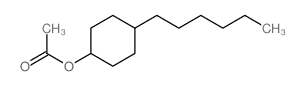 (4-hexylcyclohexyl) acetate结构式