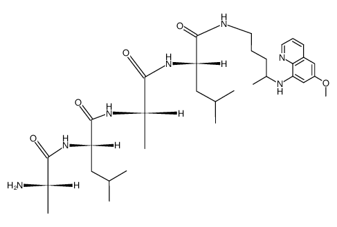 Ala-Leu-Ala-Leu-primaquine结构式