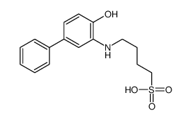 4-HYDROXY-3-(4-SULFOBUTYL)AMINOBIPHENYL结构式