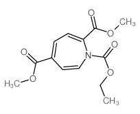 1-O-ethyl 2-O,5-O-dimethyl azepine-1,2,5-tricarboxylate结构式