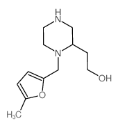 2-Piperazineethanol,1-[(5-methyl-2-furanyl)methyl]-(9CI) picture