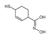 N-hydroxy-4-sulfanylcyclohex-2-ene-1-carboxamide结构式