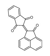 2-(2-oxo-acenaphthen-1-ylidene)-indan-1,3-dione Structure