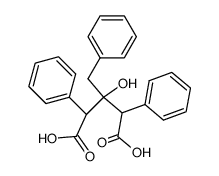 optically inactive 3-benzyl-3-hydroxy-2,4-diphenyl-glutaric acid结构式