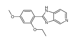 2-(2-ethoxy-4-methoxyphenyl)-3H-imidazo[4,5-c]pyridine结构式