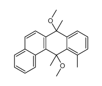 7,12-dimethoxy-7,11,12-trimethylbenzo[a]anthracene结构式