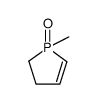 2,3-dihydro-1-methyl-1H-phosphole 1-oxide结构式