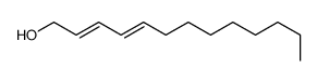 trideca-2,4-dien-1-ol Structure