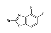 2-BROMO-4,5-DIFLUOROBENZOTHIAZOLE结构式