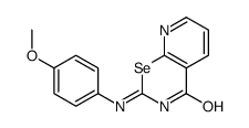 2-(4-methoxyanilino)pyrido[3,2-e][1,3]selenazin-4-one结构式