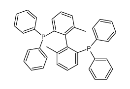 (6,6'-dimethyl-[1,1'-biphenyl]-2,2'-diyl)bis(diphenylphosphine) structure