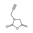 5-methylidene-3-prop-2-ynyl-1,3-oxazolidin-2-one结构式