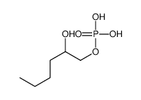 2-hydroxyhexyl dihydrogen phosphate Structure