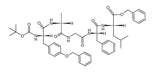 Boc-(OBzl)-Tyr-D-Ala-Gly-Phe-Leu-OBzl picture