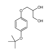 3-[4-[(2-methylpropan-2-yl)oxy]phenoxy]propane-1,2-diol Structure