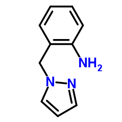 2-(1H-Pyrazol-1-ylmethyl)aniline structure