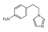 4-(2-imidazol-1-ylethyl)aniline结构式