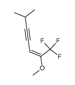 1,1,1-trifluoro-2-methoxy-6-methyl-2-hepten-4-yne Structure