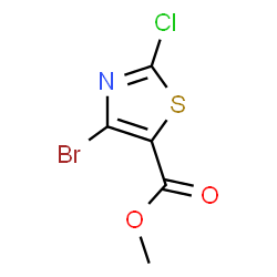 Methyl4-bromo-2-chlorothiazole-5-carboxylate结构式