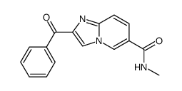 2-benzoyl-N-methylimidazo[1,2-a]pyridine-6-carboxamide结构式