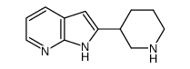 2-piperidin-3-yl-1H-pyrrolo[2,3-b]-pyridine结构式