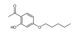 1-(2-hydroxy-4-(pentyloxy)phenyl)ethan-1-one结构式